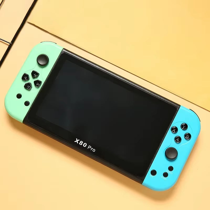 X80 Pro Handheld Game Console Psp Intelligent Retro Arcade Game Console Video Music Player 7-Inch Display Portable Game Console